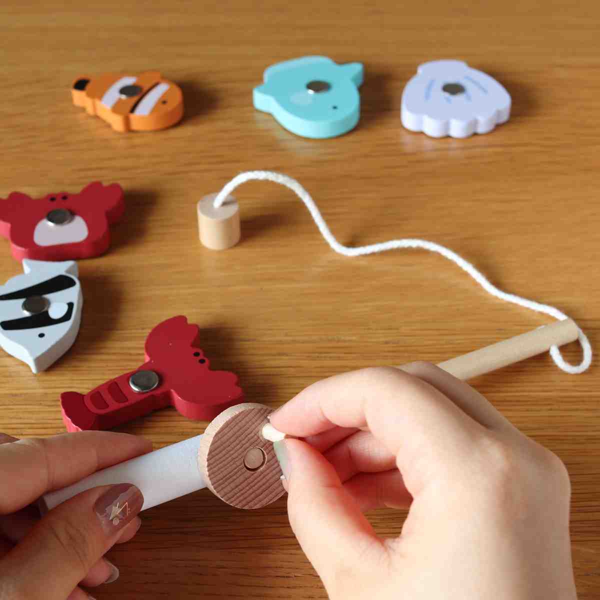 木製お魚つりセット つりざお 339500