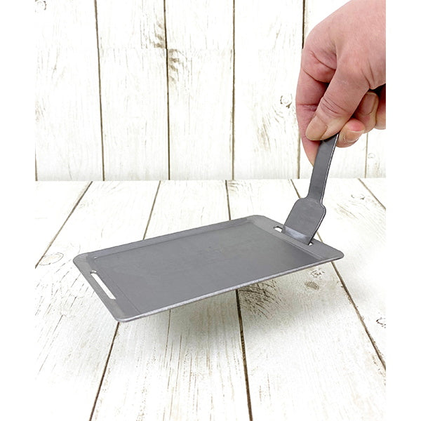 バーベキュー用ミニ鉄板 リフター付 339567