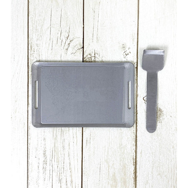 バーベキュー用ミニ鉄板 リフター付 339567