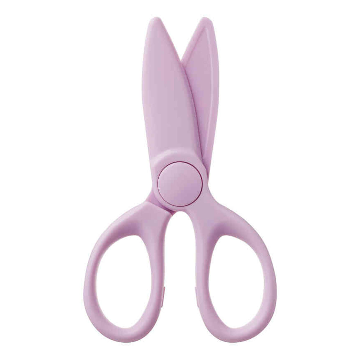 鋏 はさみ コクヨのはじめてハサミ500 右利き用 ラベンダー 339857