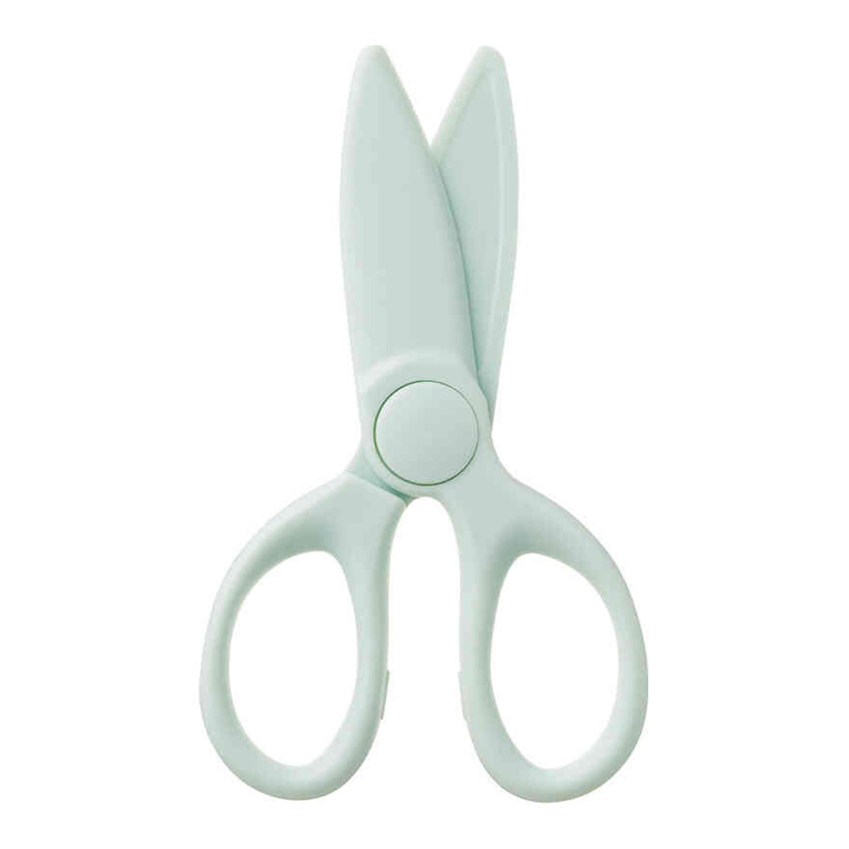 鋏 はさみ コクヨのはじめてハサミ500 右利き用 ライトグリーン 339858