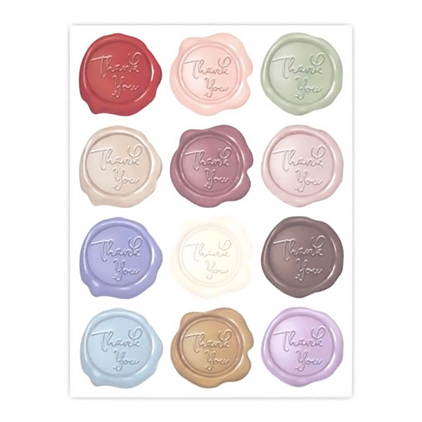 メッセージシール サンキューシーリングスタンプ 96片 339972
