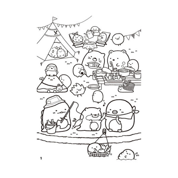 塗絵 トーヨー A5ぬりえ すみっコぐらし 340059