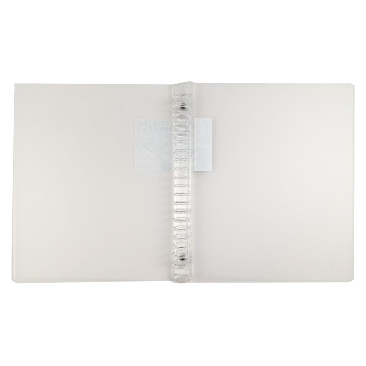ルーズリーフバインダー ルーズリーフ用バインダーA5 クリア 340343