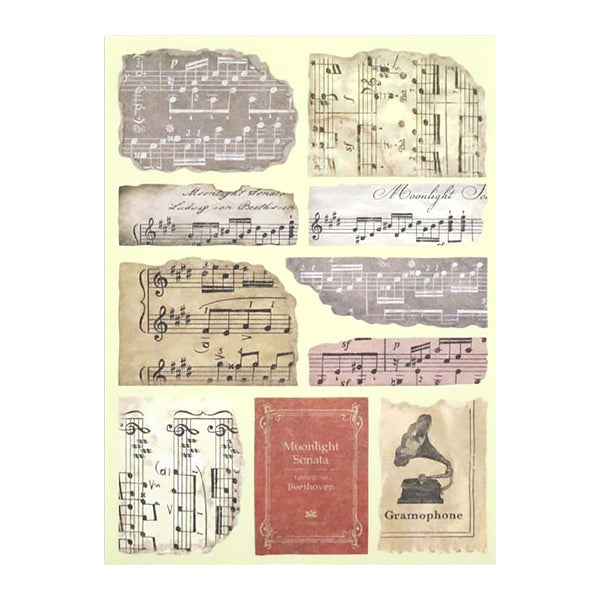 ダイカットシール コラージュマテリアル M 60片 340500