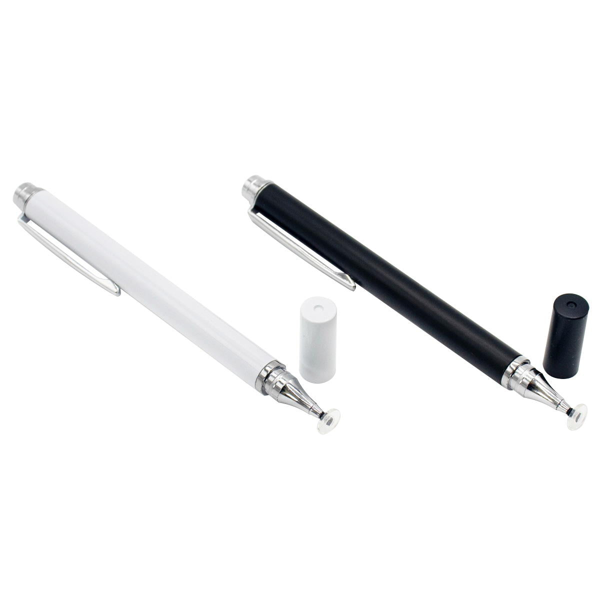 ディスク型タッチペン 白・黒 340813