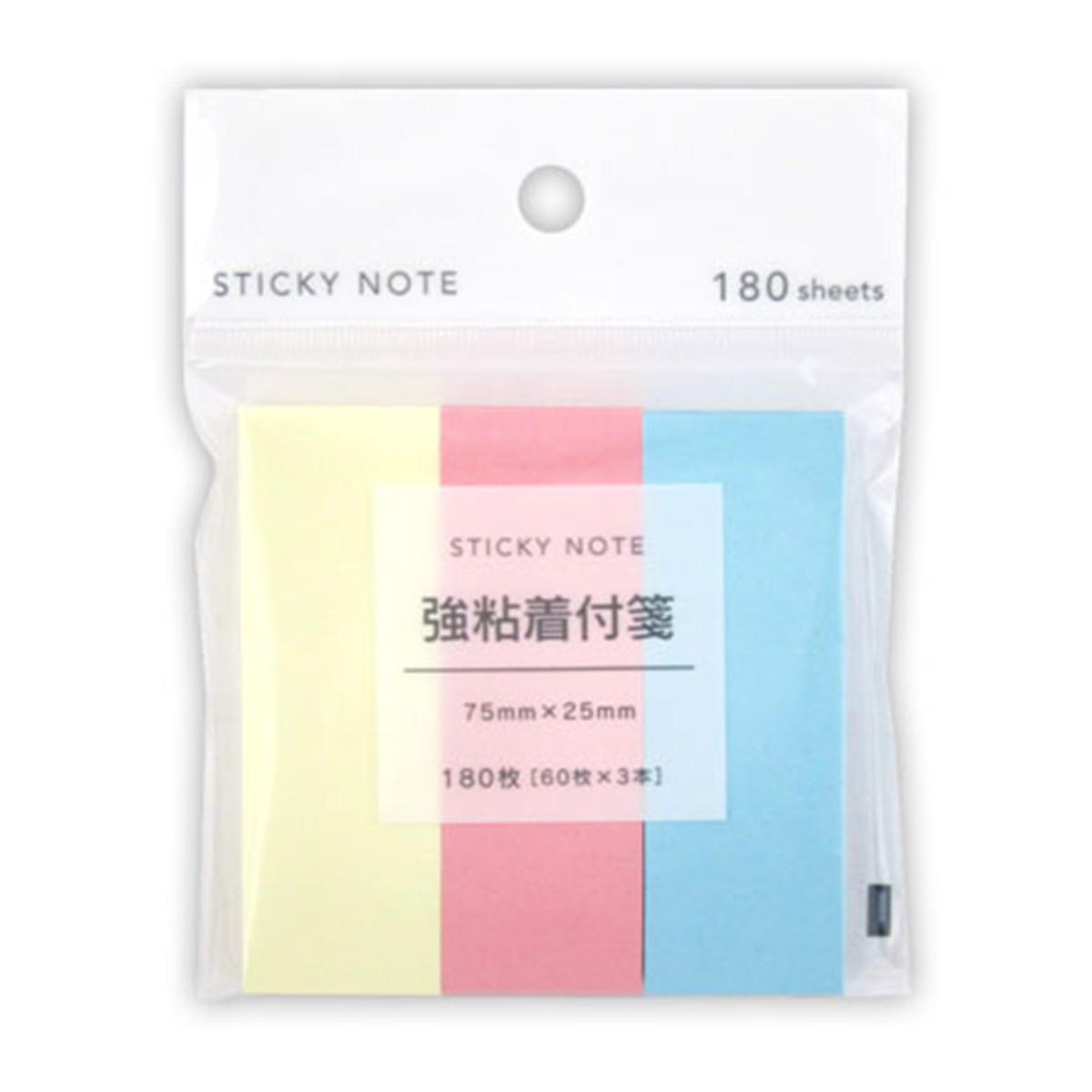 FIT MEMO 強粘着付箋 60枚 3本入 340967