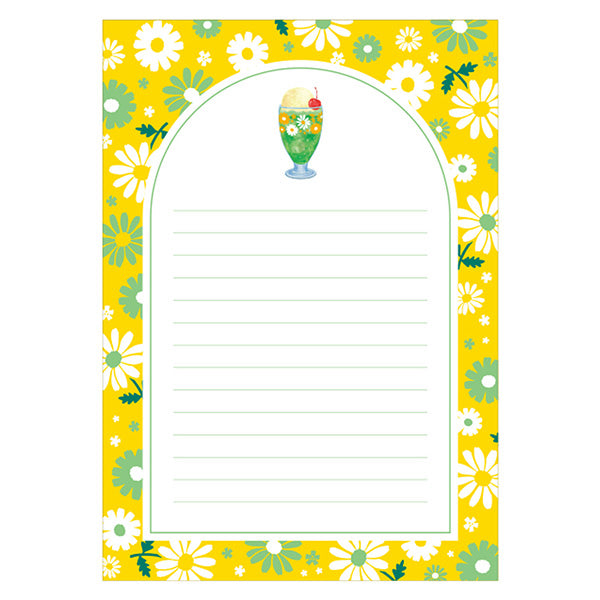 便箋 15P レトロフラワー 340970