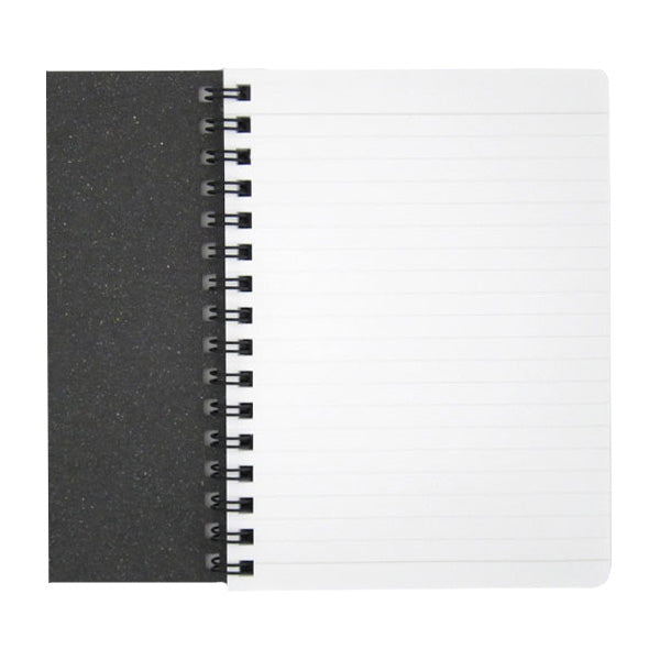 リングノート セミA6 ブラック ツインリングノート B罫 50枚 341006