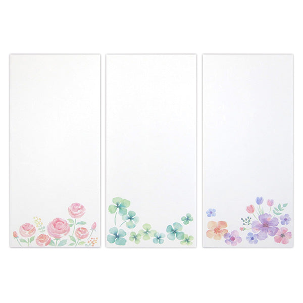 伊予和紙封筒 長形4号 花のいろどり 8枚 341128