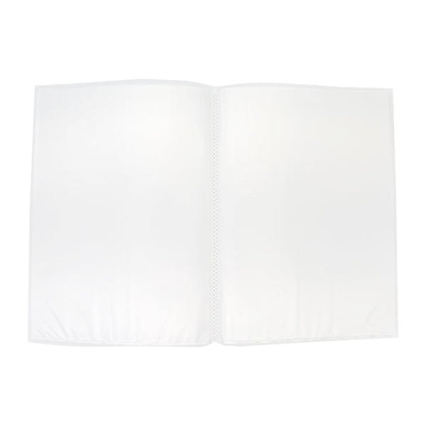 ポケットファイル ブックファイル A4 40ポケットクリアファイル クリア 341159