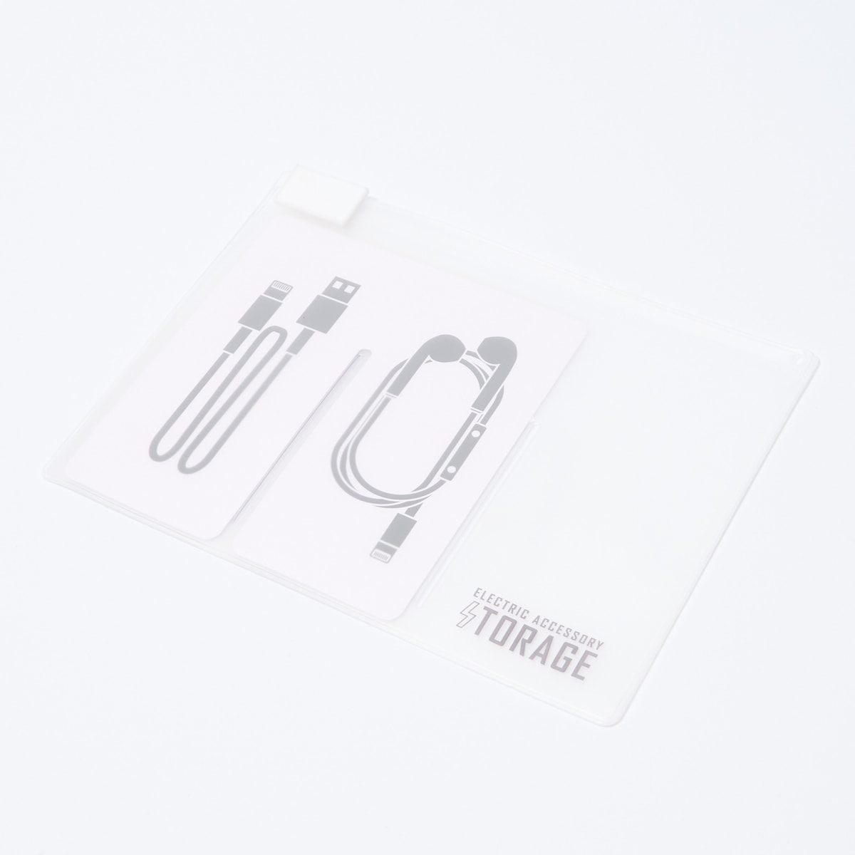 スライダー付収納ポーチ しわけられるEVAスライダーポーチ 3ポケット 341331