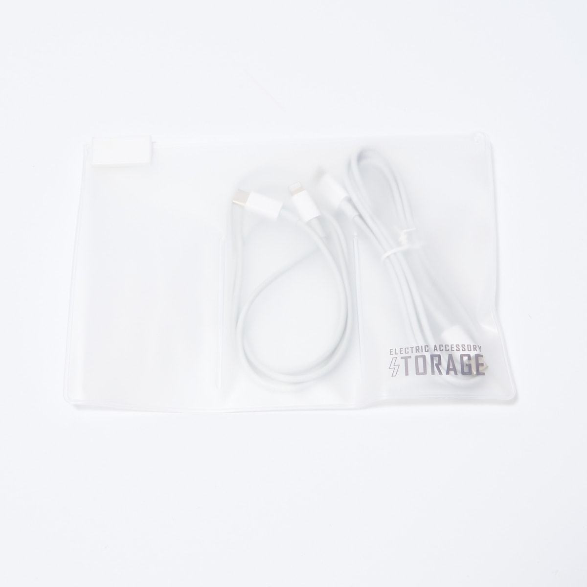 スライダー付収納ポーチ しわけられるEVAスライダーポーチ 3ポケット 341331