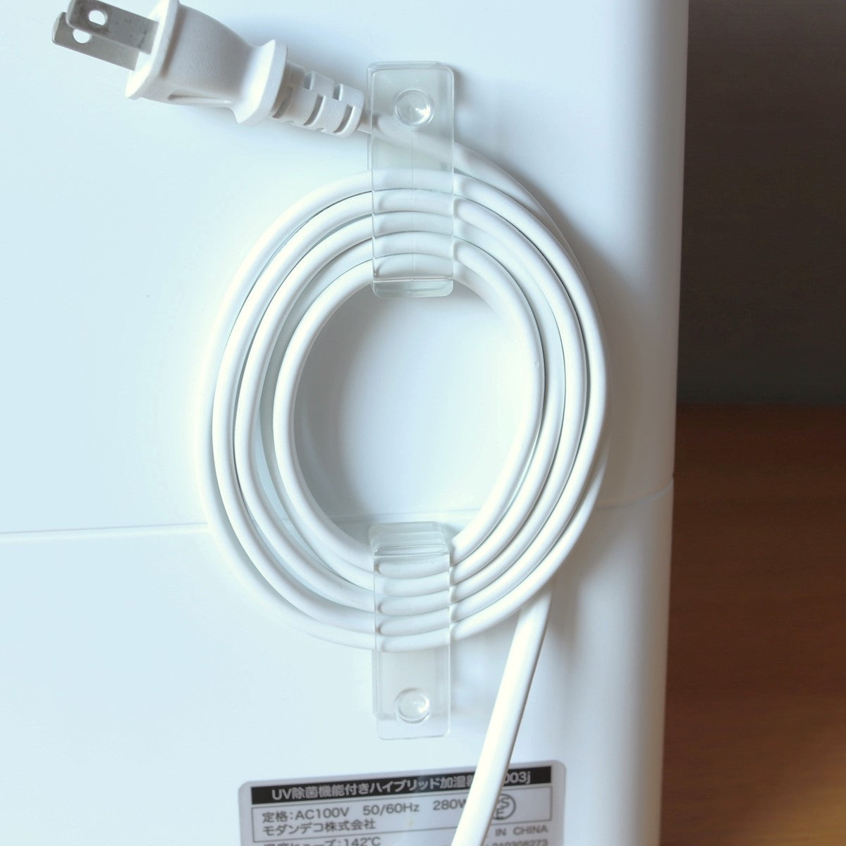 ケーブルホルダー 透明 配線コードフック2個入 粘着 341333