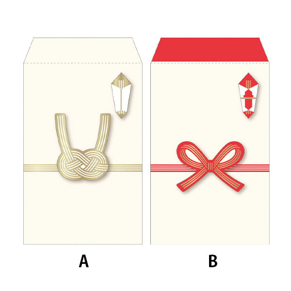 立体モチーフポチ袋 水引 5枚 341434