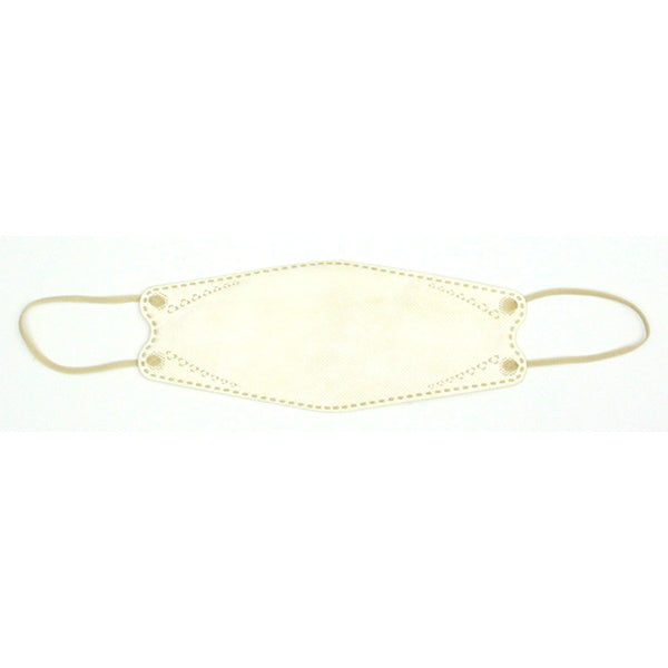 ダイヤモンド型マスク カラーマスク 5枚入 ハニー 341487