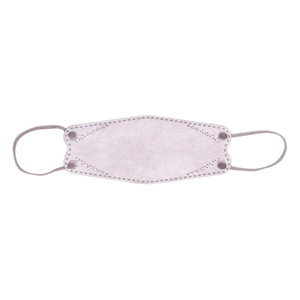 ダイヤモンド型マスク カラーマスク 子供用 5枚入 パープル 341502