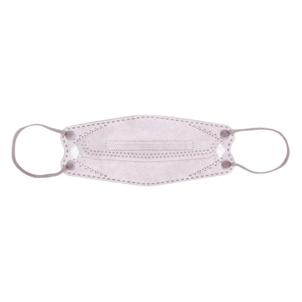 ダイヤモンド型マスク カラーマスク 子供用 5枚入 パープル 341502