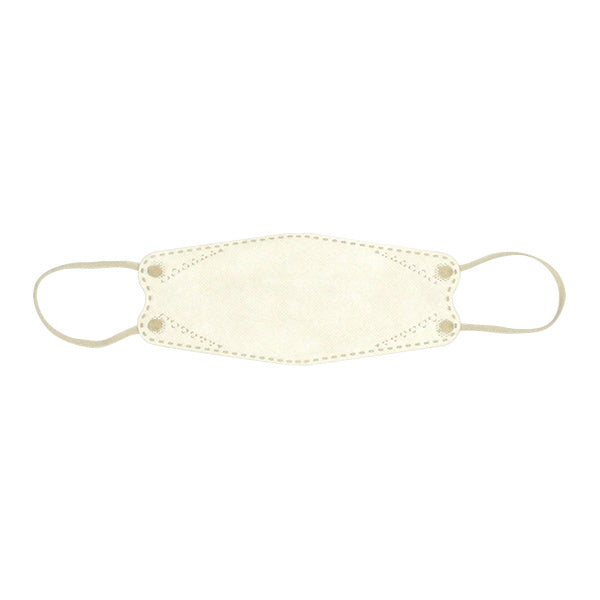 ダイヤモンド型マスク カラーマスク 子供用 5枚入 ハニー 341503