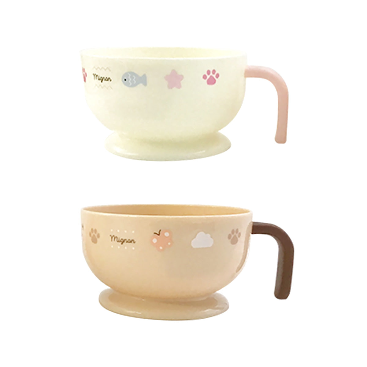 キッズ用茶碗 もかほいっぷ 持ち手付お茶碗 260ml 341565