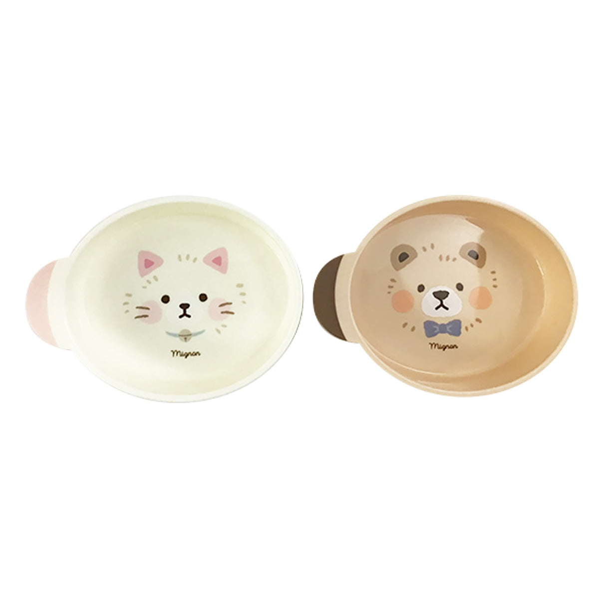 キッズ用プレート もかほいっぷ 持ち手付ミニプレート 270ml 341566