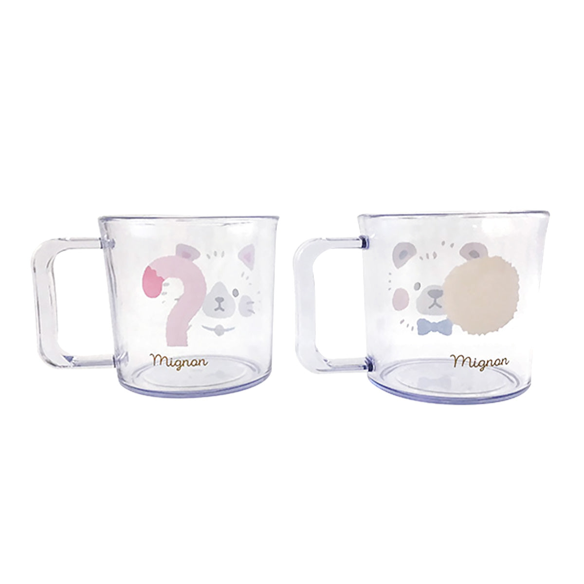 キッズ用プラコップ もかほいっぷ キッズクリアコップ220ml 341567