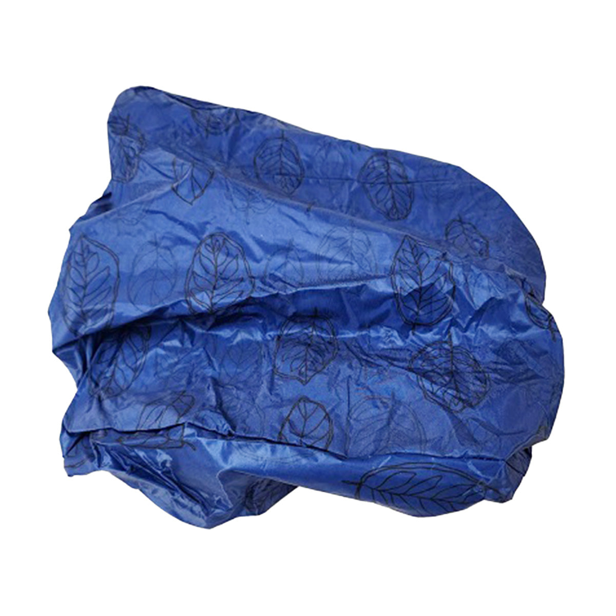 自転車カゴカバー 後ろかご用 ボタニカル柄 ブルー 341585