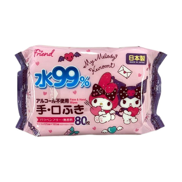 マイメロディ 手口ふき80枚 キューピッド 341613