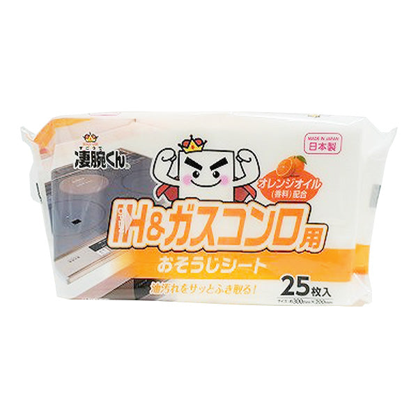 凄腕くん IH&ガスコンロ用おそうじシート25枚 341782