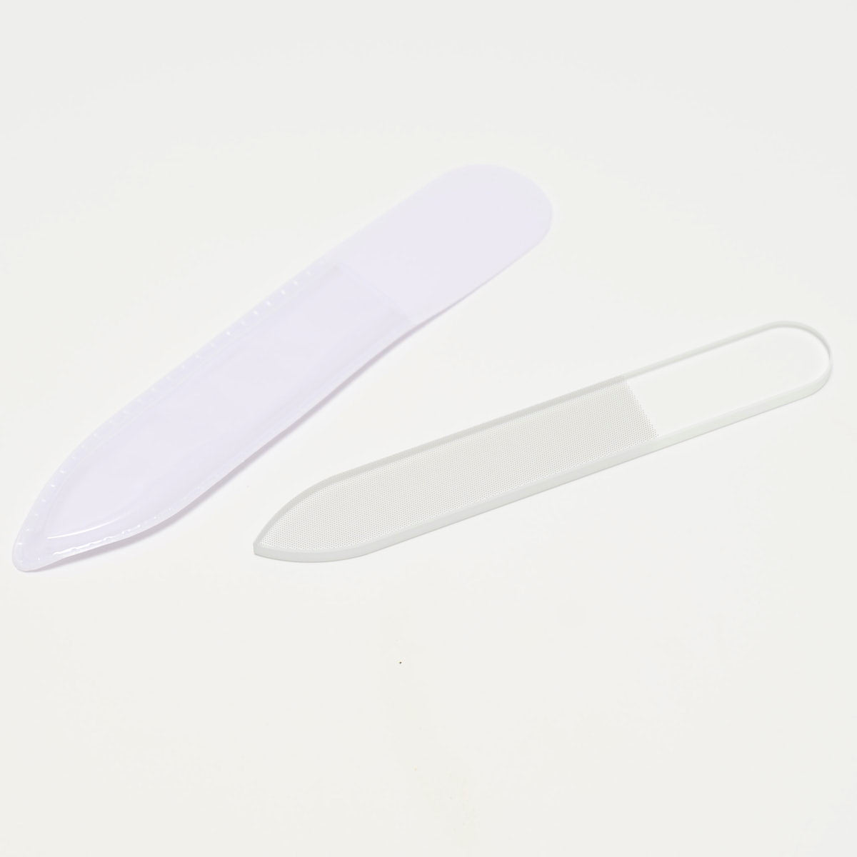 爪やすり ネイルバッファー 長さを整える・表面ピカピカ2WAYガラス爪ヤスリ 341937