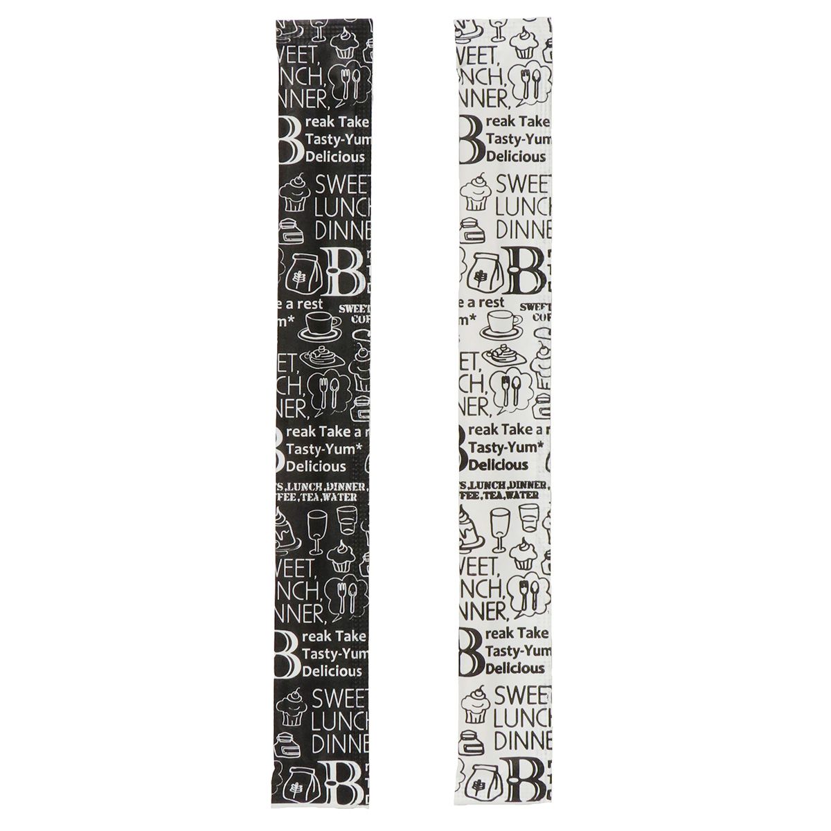 【在庫限り】割り箸 元禄箸 アスペン完封箸カフェ柄20膳 341938