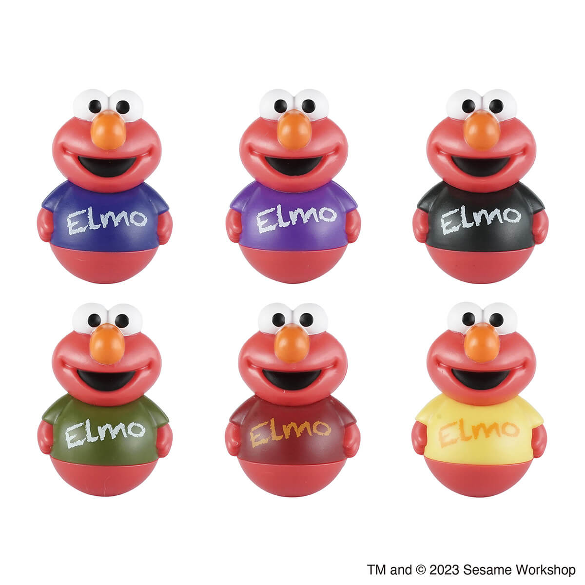 【OUTLET】セサミストリート ゆれ丸 エルモ コンプリート6種12個セット  342068