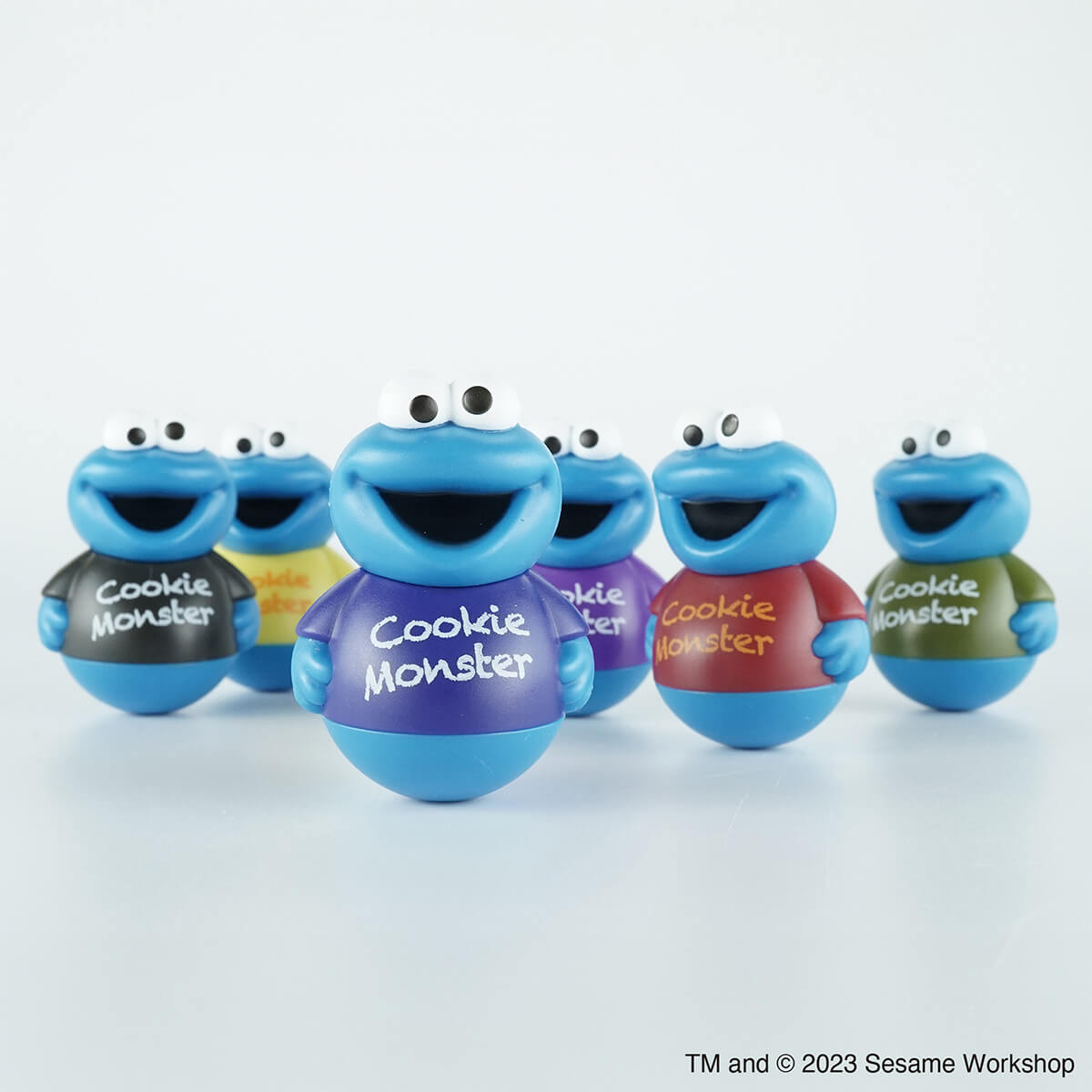 【OUTLET】セサミストリート ゆれ丸 クッキーモンスター コンプリート6種12個セット  342069