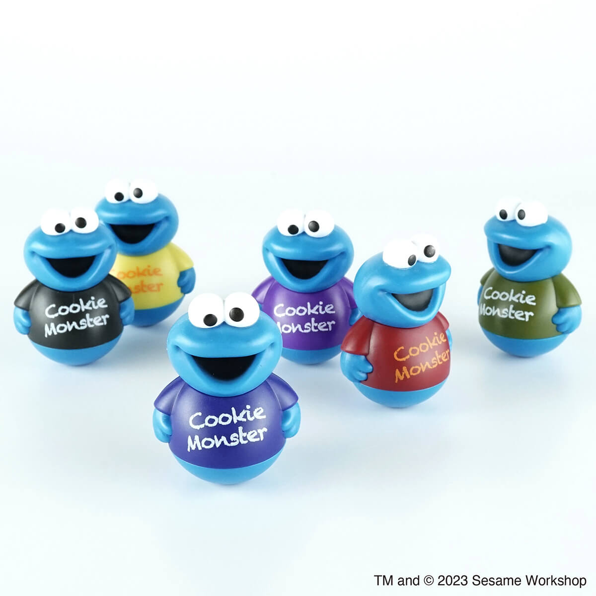 【OUTLET】セサミストリート ゆれ丸 クッキーモンスター コンプリート6種12個セット  342069