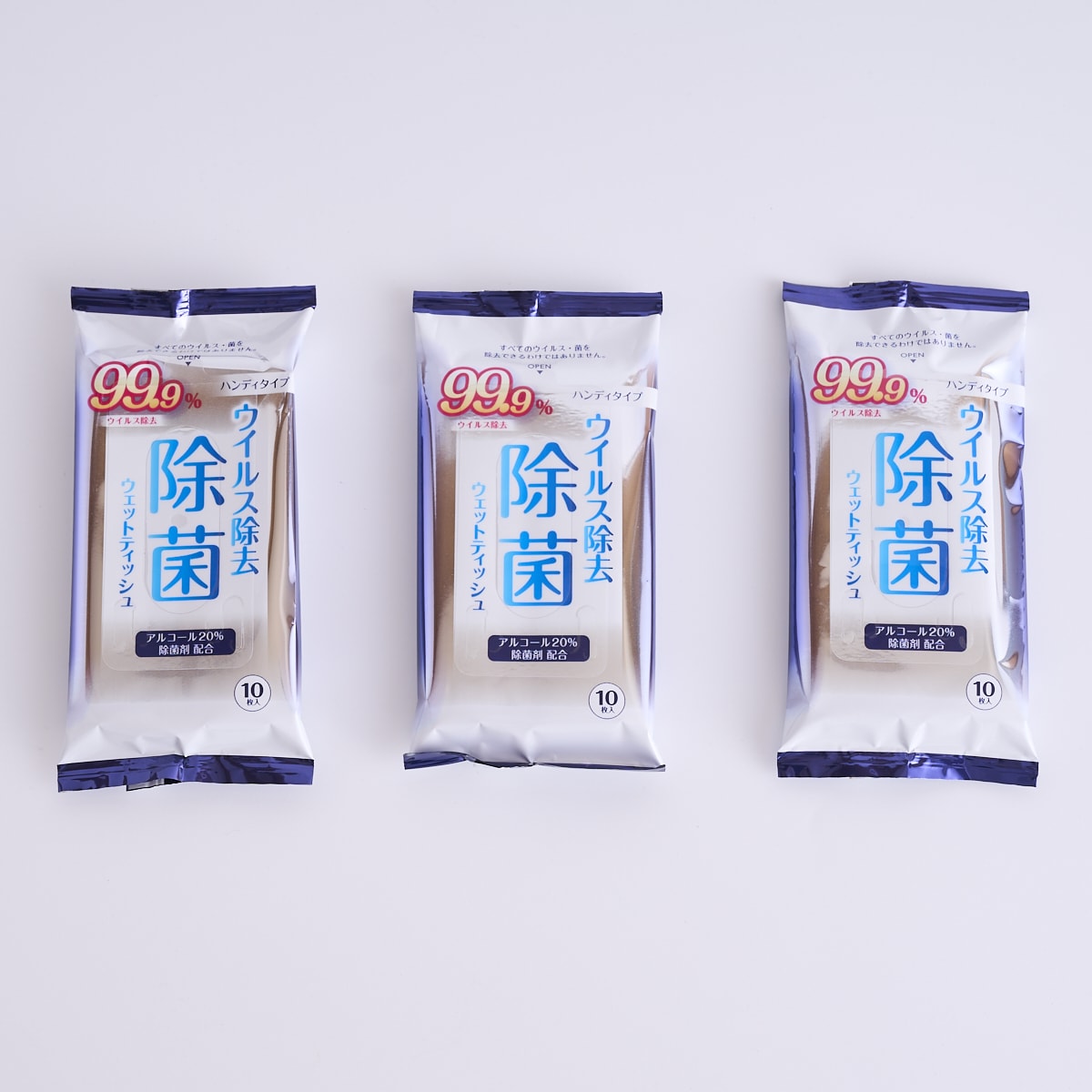 ウェットティッシュ 除菌シート ウイルス除去 除菌ウエットティッシュ 10枚×3P 除菌クリーナー 342181