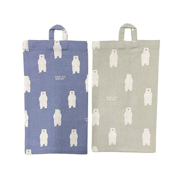 ティッシュケースカバー ティッシュカバー ティッシュケース シロクマ 綿製 342268