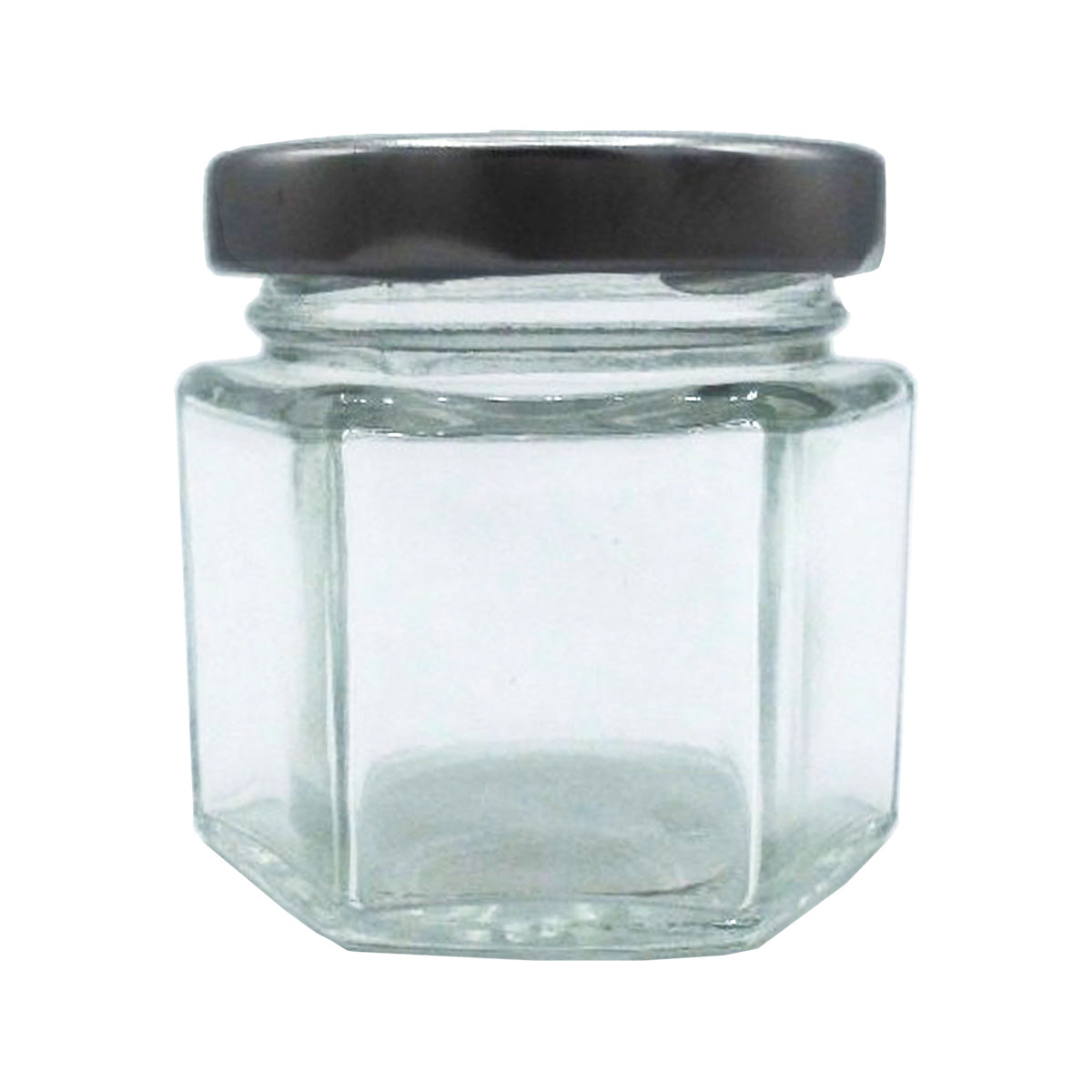 ガラス瓶 食品保存容器 保存ボトル OC1502スクリューキャップ 六角瓶 60ml 342301