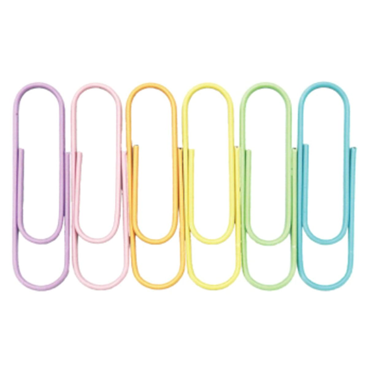 大きなカラーゼムクリップ6P 342403