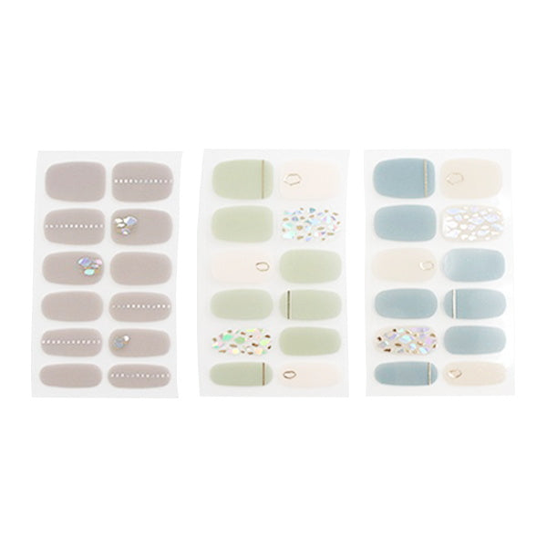 ジェルネイルシール 2106‐HaBくすみカラー ライト硬化不要 342602