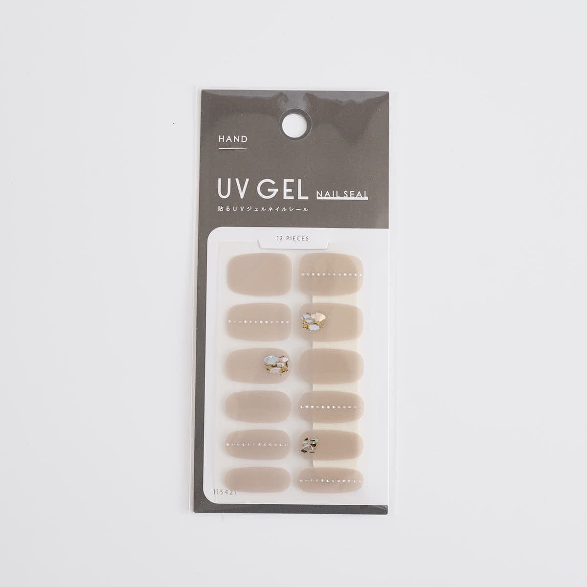 ジェルネイルシール 2106‐HaBくすみカラー ライト硬化不要 342602