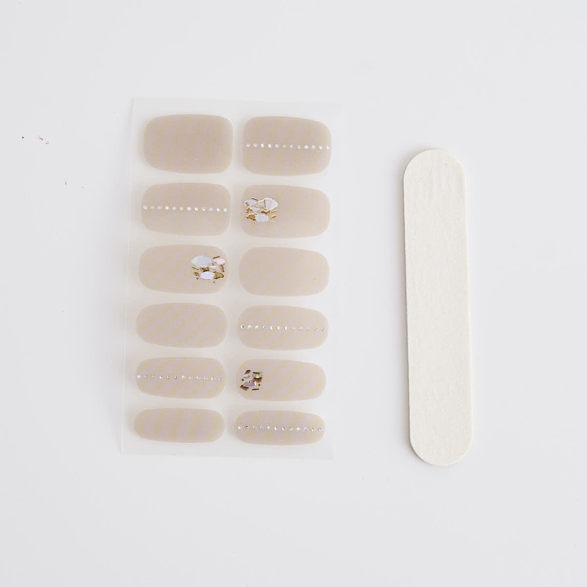 ジェルネイルシール 2106‐HaBくすみカラー ライト硬化不要 342602