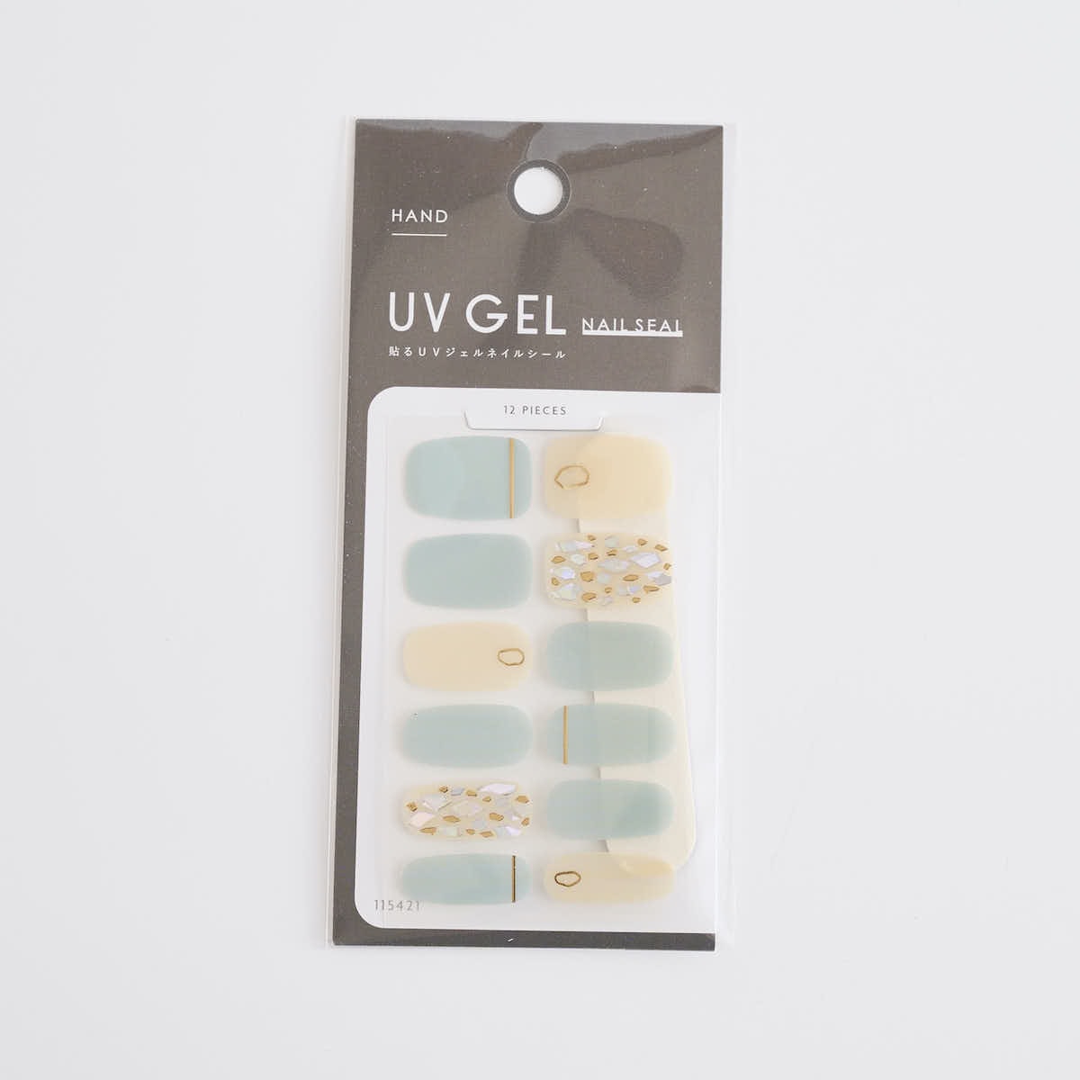 ジェルネイルシール 2106‐HaBくすみカラー ライト硬化不要 342602