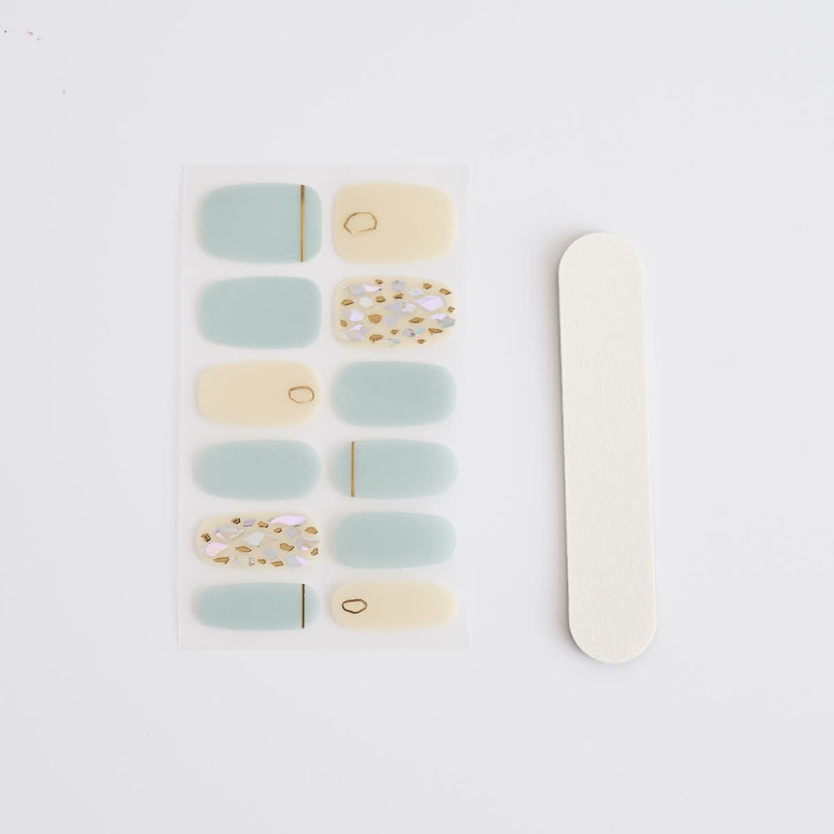 ジェルネイルシール 2106‐HaBくすみカラー ライト硬化不要 342602