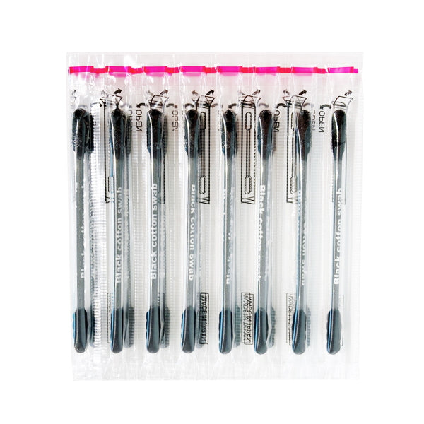 綿棒 黒粘着綿棒 15本 342735