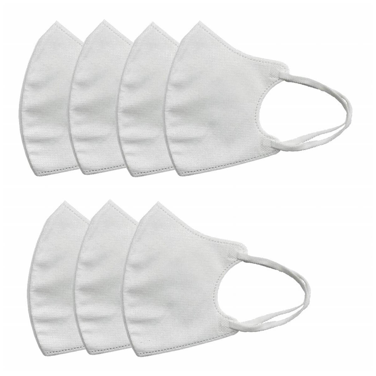 2D Fit Up マスク 7枚 ホワイト 342742