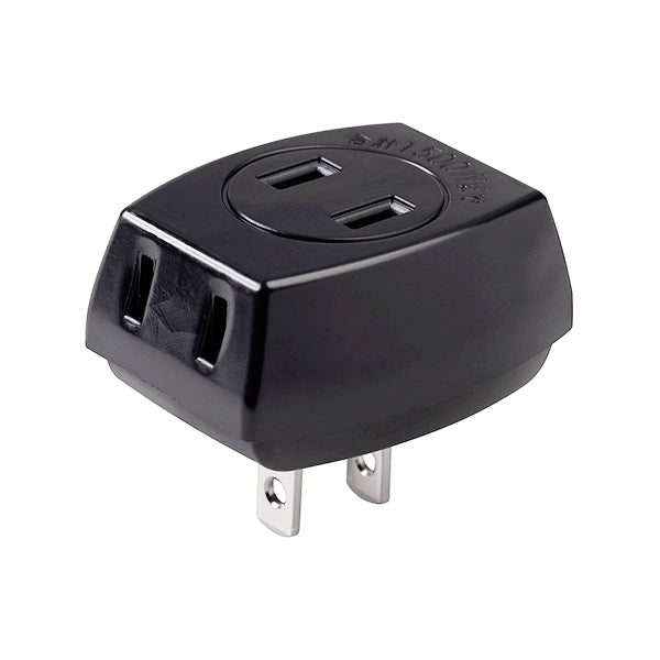 電源タップ テーブルタップ コンセントタップ EDLPトリプルタップ 3個口 黒 342852