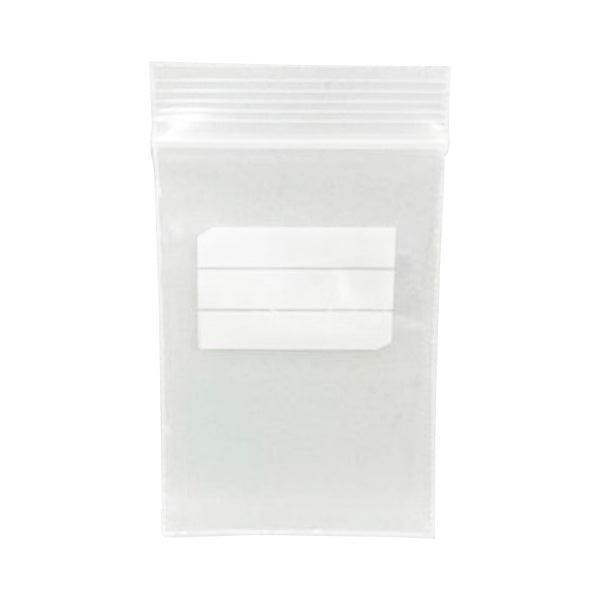 チャック付き収納袋 見出し枠付タテ型 A9 25枚 342912