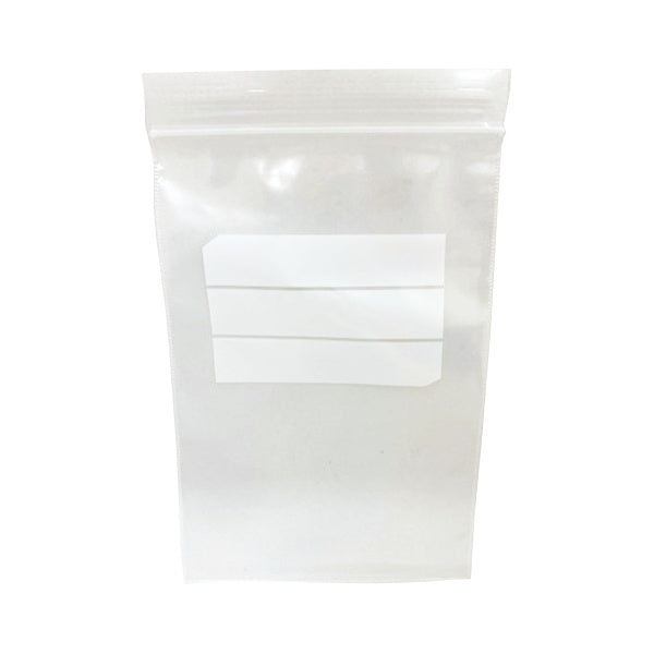 チャック付き収納袋 見出し枠付タテ型 A6 12枚 342915