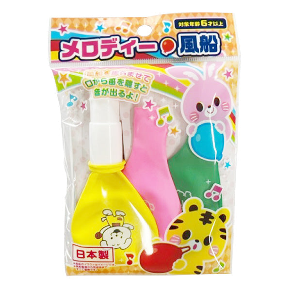 メロディ風船 3個入 343046