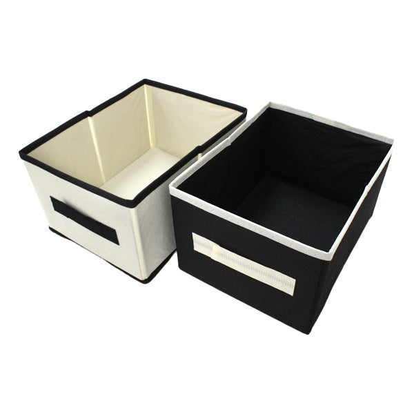 収納ボックス 収納ケース 折りたたみ カラーボックス用 マルチケース ミディアム 奥行25×幅19×高さ15cm 343116